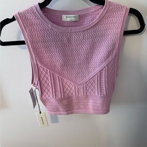 Babaton Lilac Textured Tank Top
